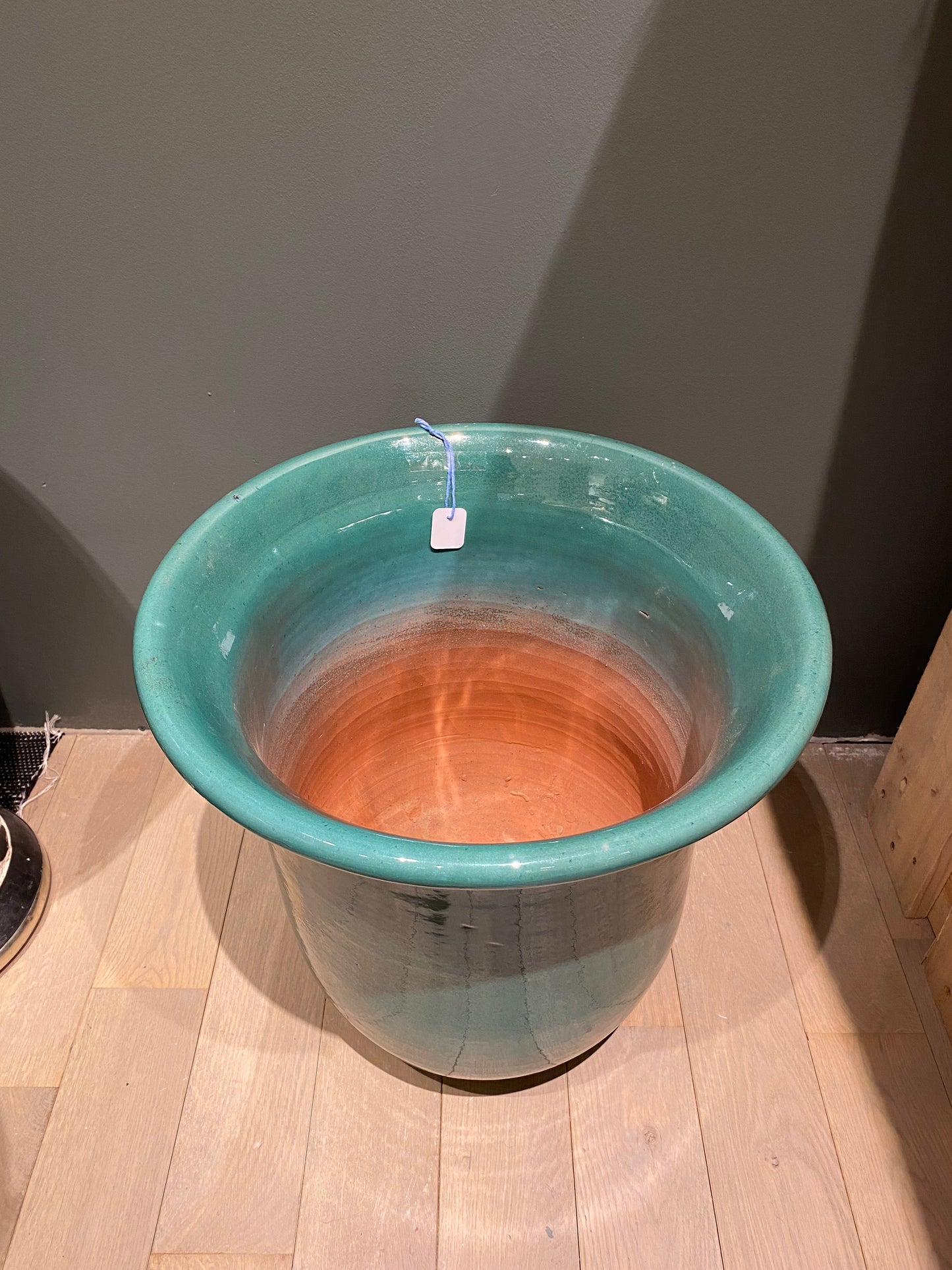 POT CERAMIQUE BLEU TURQUOISE