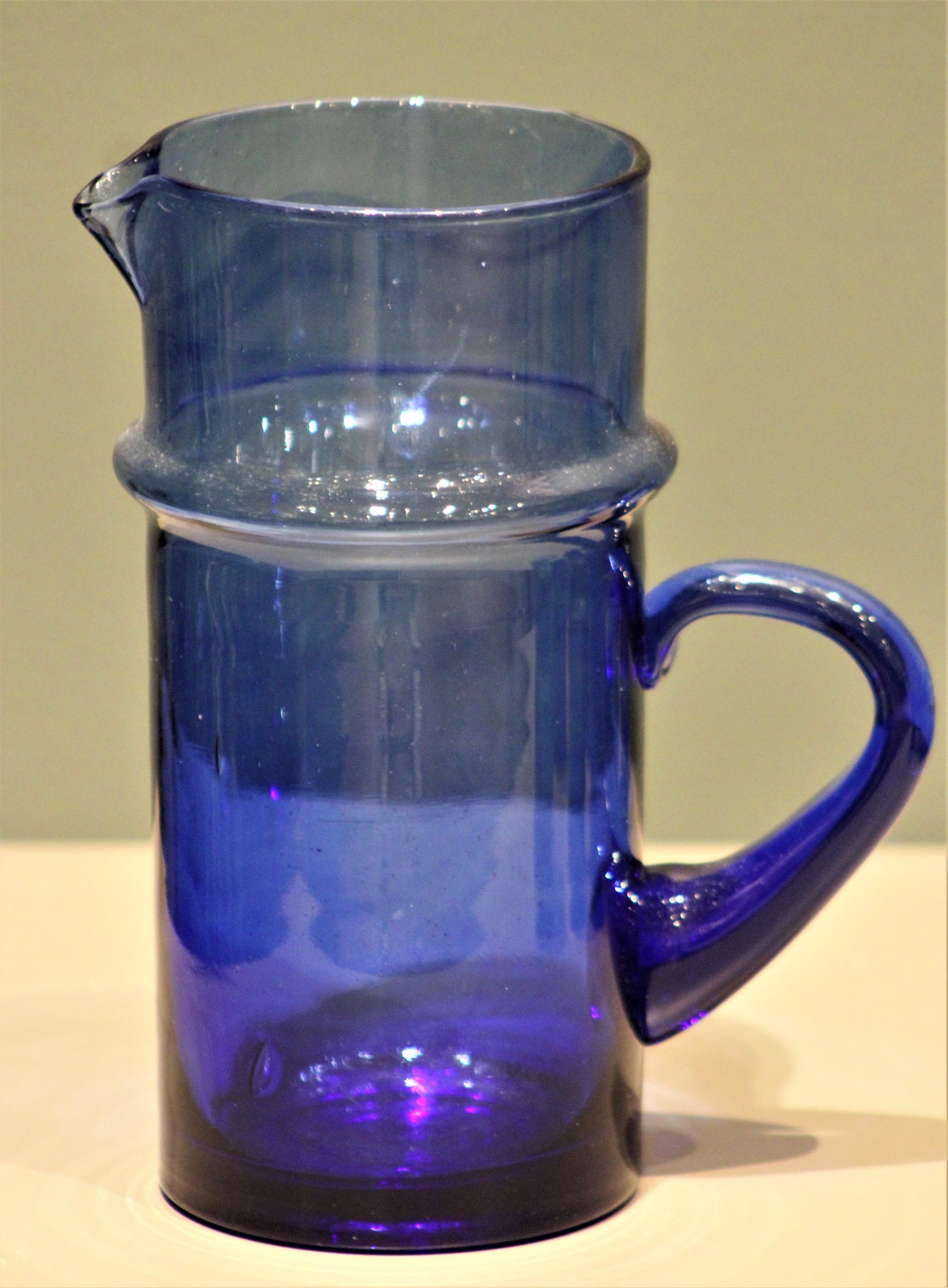 VERRE BELDI CARAFE BLEU