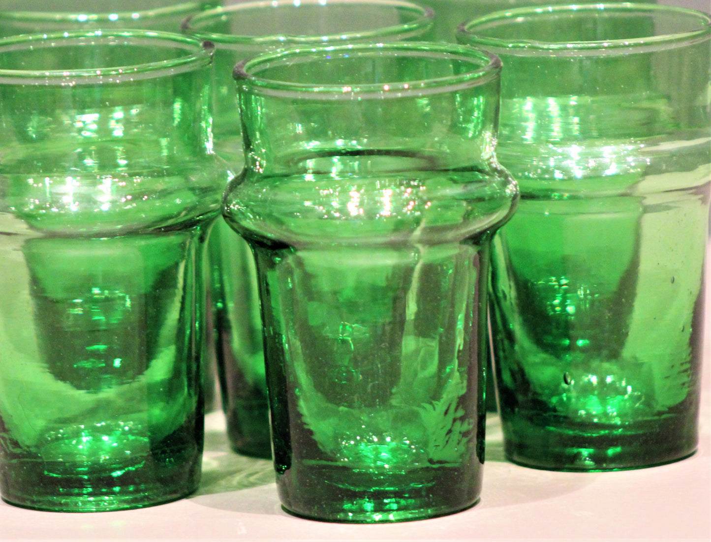 6 VERRES BELDI VERT